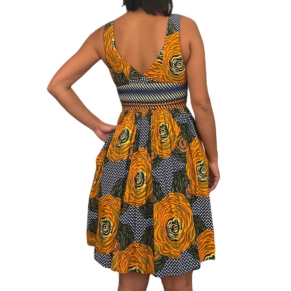 Patterned Anthropology Dress - Picture 3 of 3